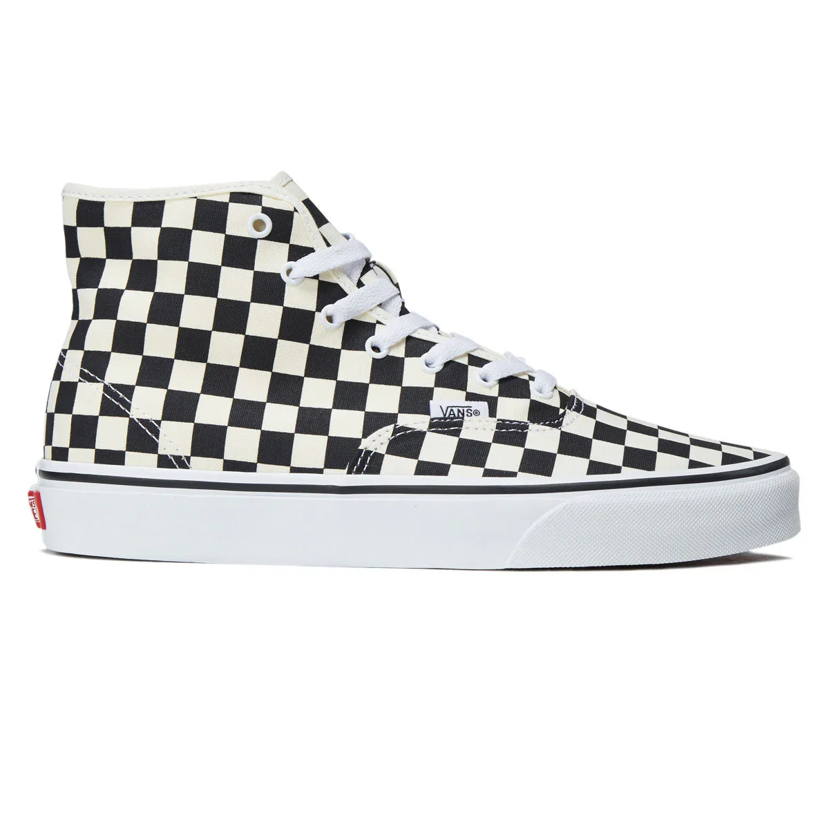Image of Vans Authentic Hi 2.0 Shoes - Checkerboard Black/True White