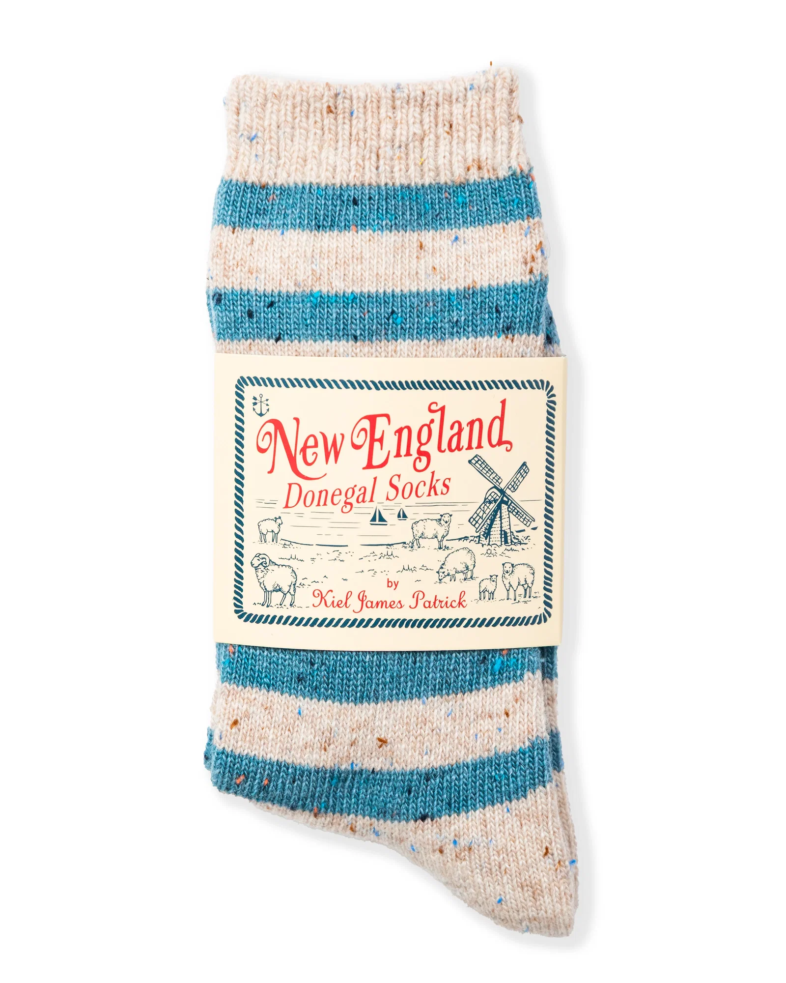 Image of Coastal Stripe Donegal Socks