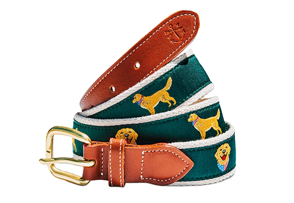 Image of All American Retriever Ribbon Belt