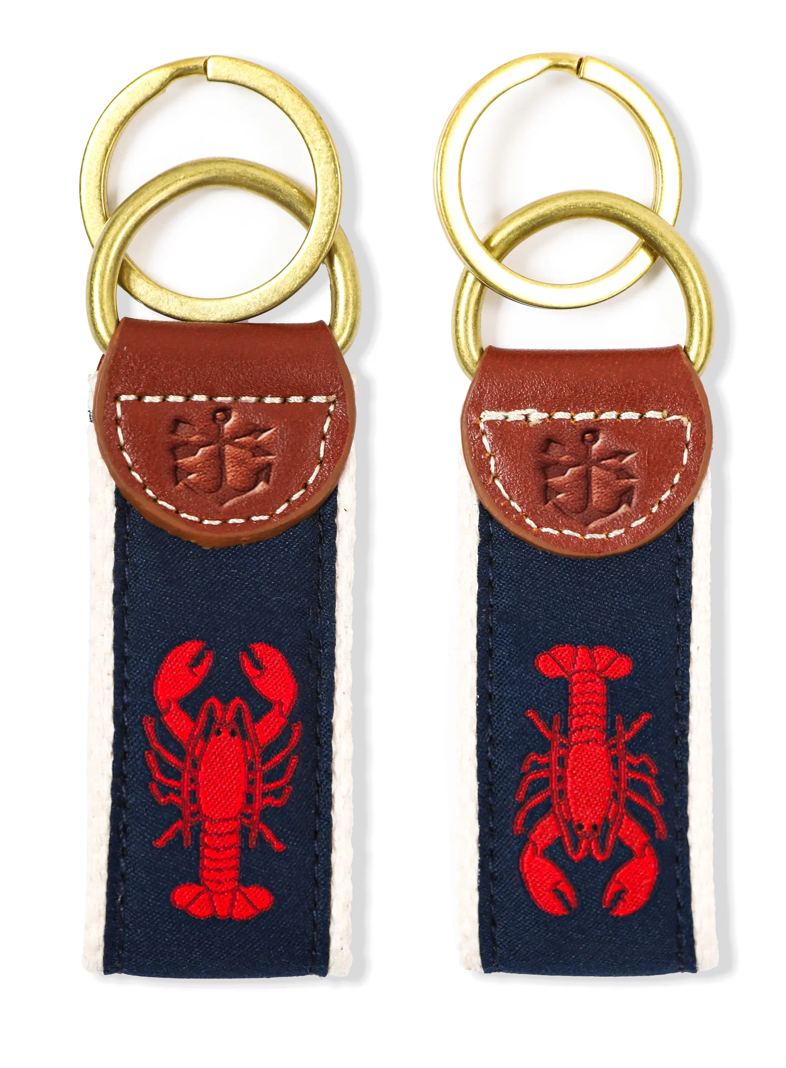 Image of Lobster Ribbon Key Fob