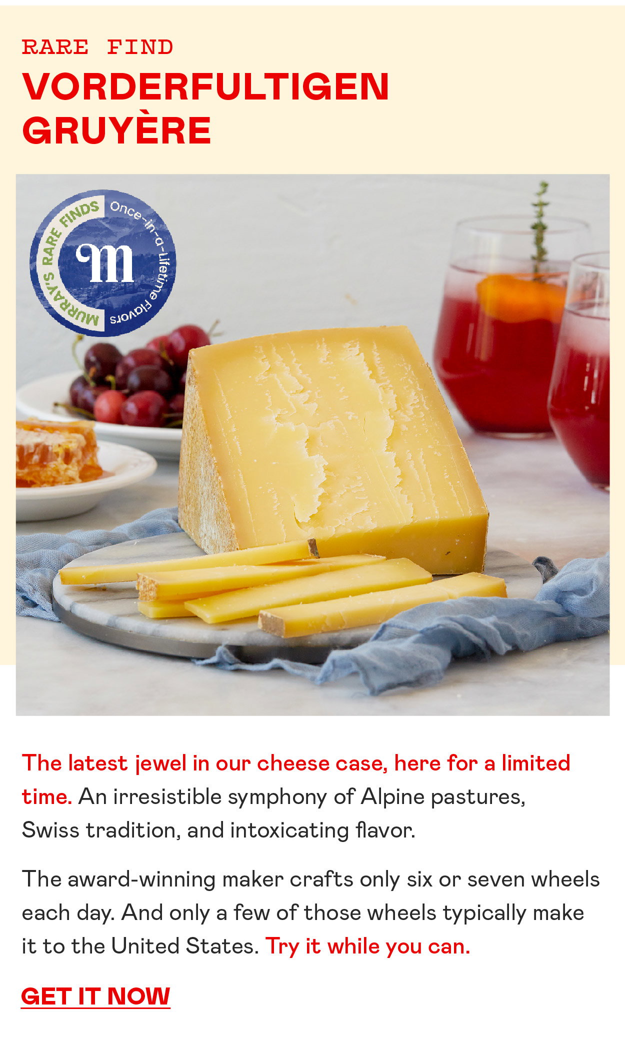 Vorderfultigen Gruyere​