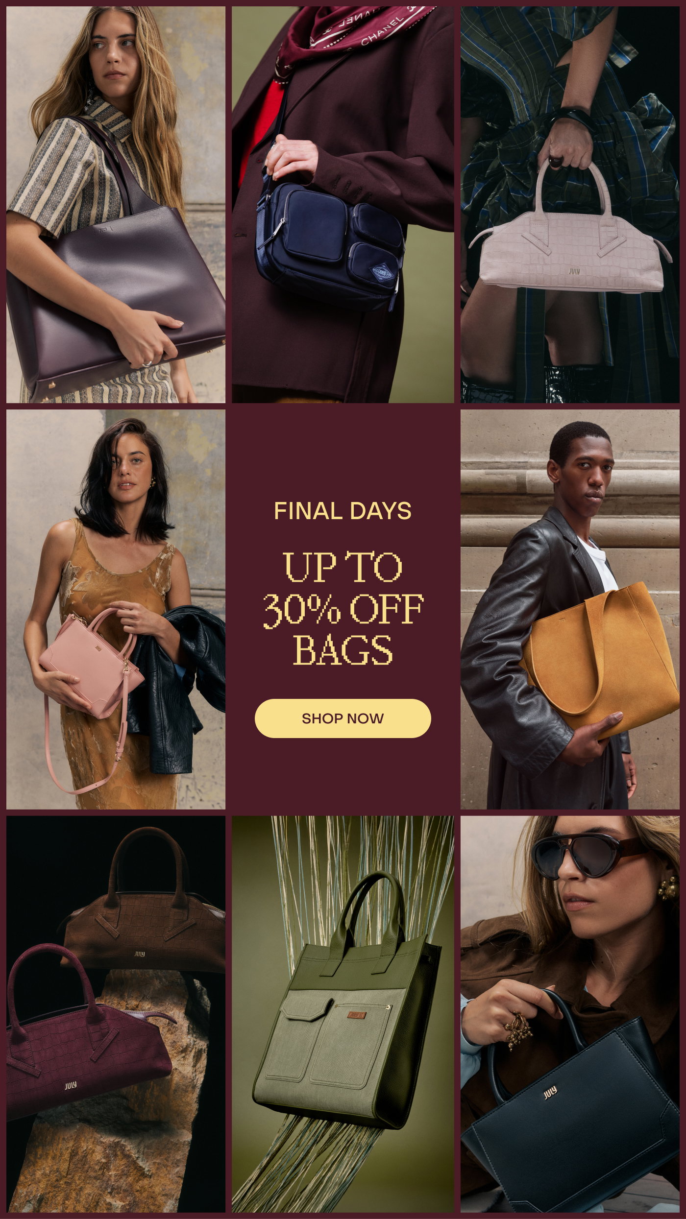30% Off Bags
