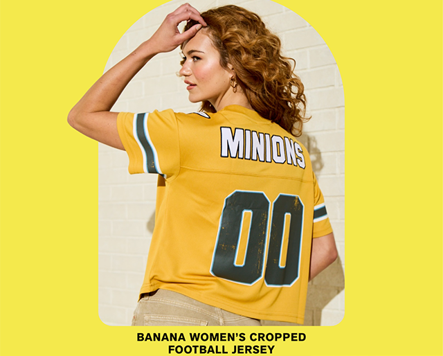 Banana Women's Cropped Football Jersey