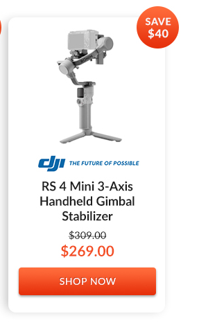 DJI RS 4 Mini 3-Axis Handheld Gimbal Stabilizer