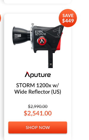 Aputure STORM 1200x w/ Wide Reflector (US)
