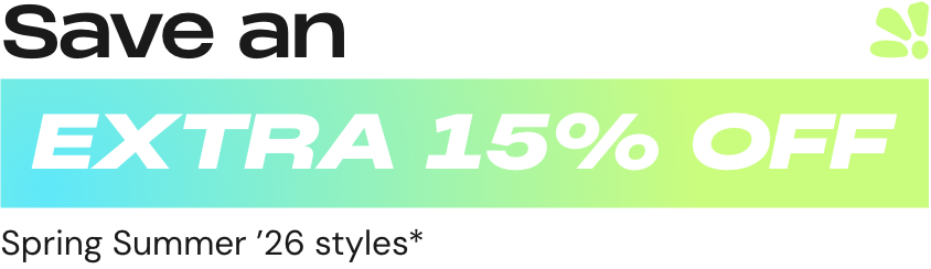Save an extra 15% OFF SS26