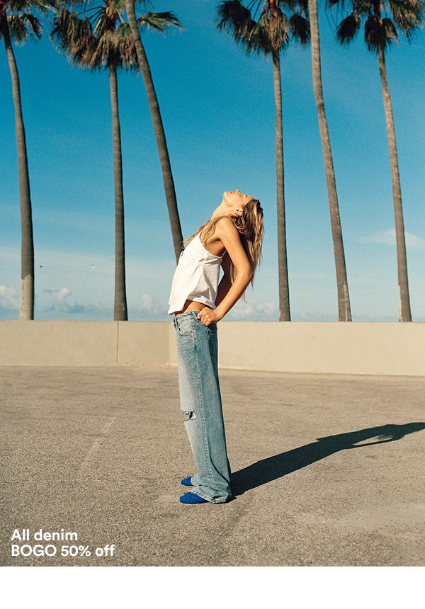 All denim BOGO 50% off