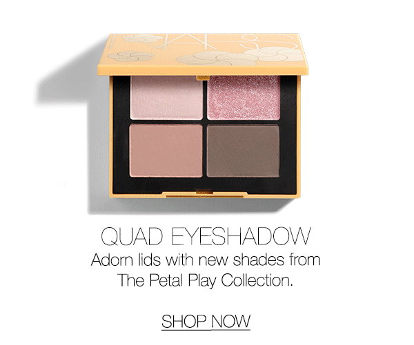 Slot 3: Adorn lids with Quad Eyeshadow’s new shades from The Petal Play Collection.
