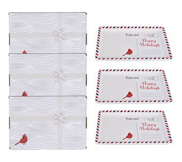 Temp-tations Set of 3 10x6 Rectangular Postcard Platters
