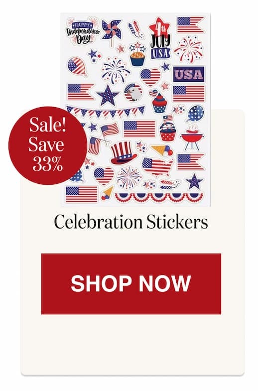 Celebration Stickers [Click here to Shop Now]