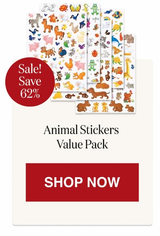 Animal Stickers Value Pack [Click here to Shop Now]