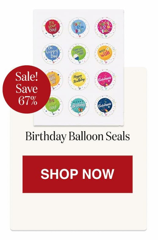Birthday Balloon Seals [Click here to Shop Now]