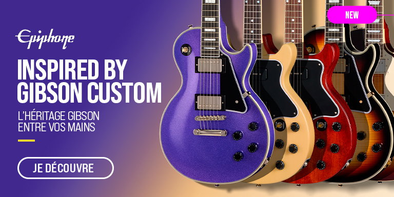 EPIPHONE Inspired By Gibson Custom : Nouveauté