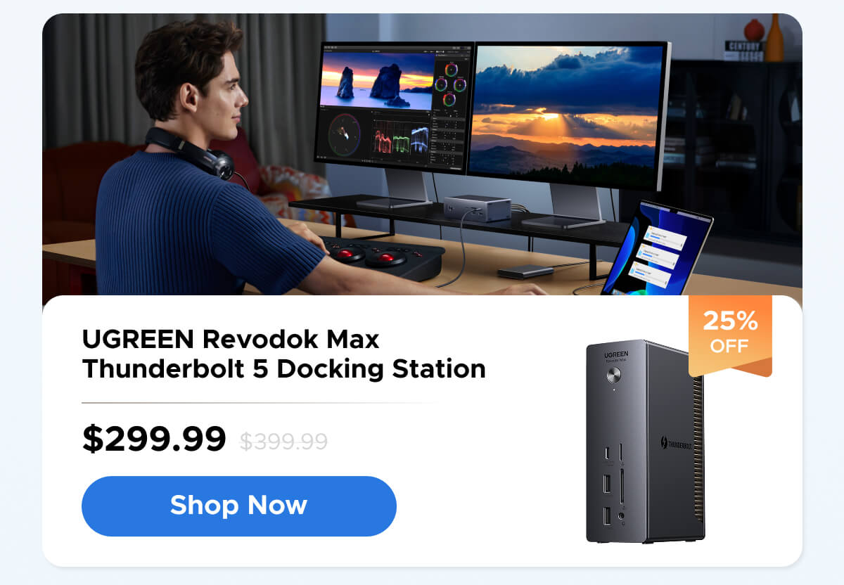 UGREEN Revodok Max Thunderbolt 5 Docking Station