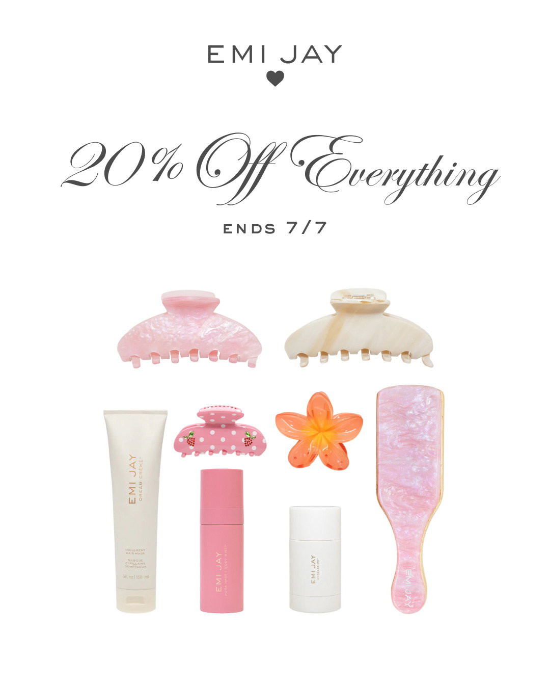 emi jay 20% off everything ends 7/7