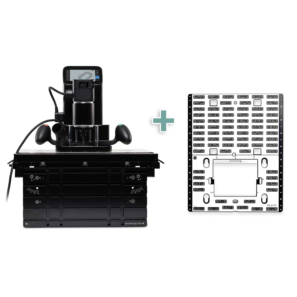 Shaper Origin Handheld CNC Router with Plate and Workstation