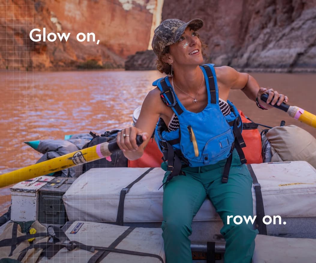 Glow on, row on.