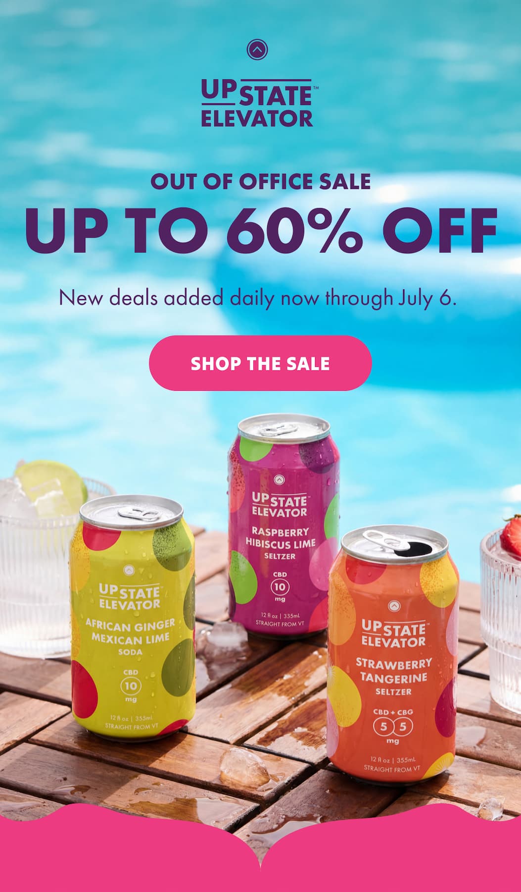 Out of Office Sale - Up to 60% Off - New deals daily now through July 6. 