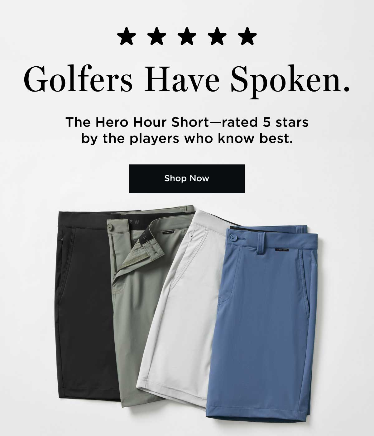 Golfers Have Spoken 