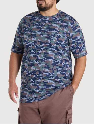 Moisture-Wicking Printed Pocket T-Shirt