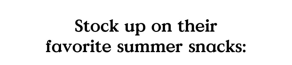 Shop Summer Treats
