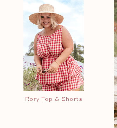 Rory Shorts - Red Gingham