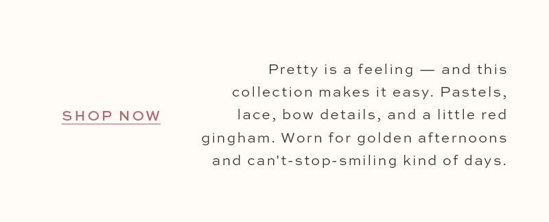 New Collection: Shop Light & Lovely
