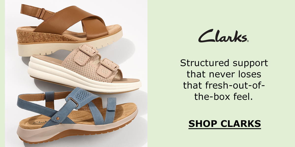 Clarks | CLARKS DEK: Structured support that never loses that fresh-out-of-the-box feel. | SHOP CLARKS