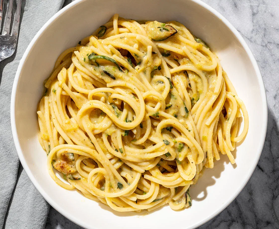 Ultracreamy Spaghetti with Zucchini