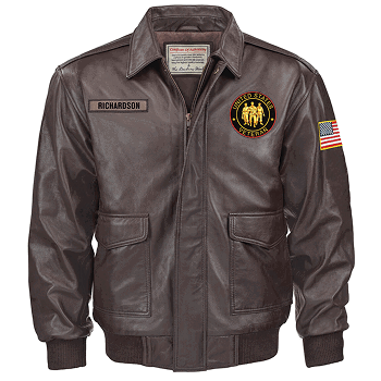 The Personalized Veteran Leather Jacket