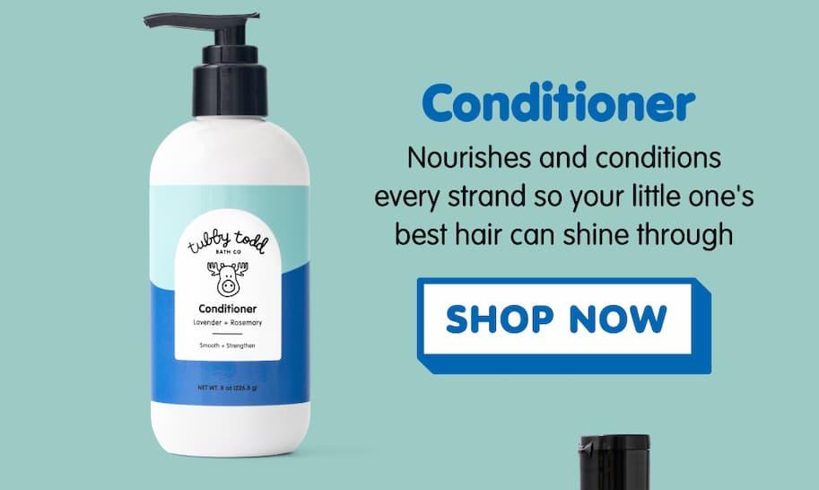 conditioner nourishes every strand so your little one's best hair can shine through. click to shop now