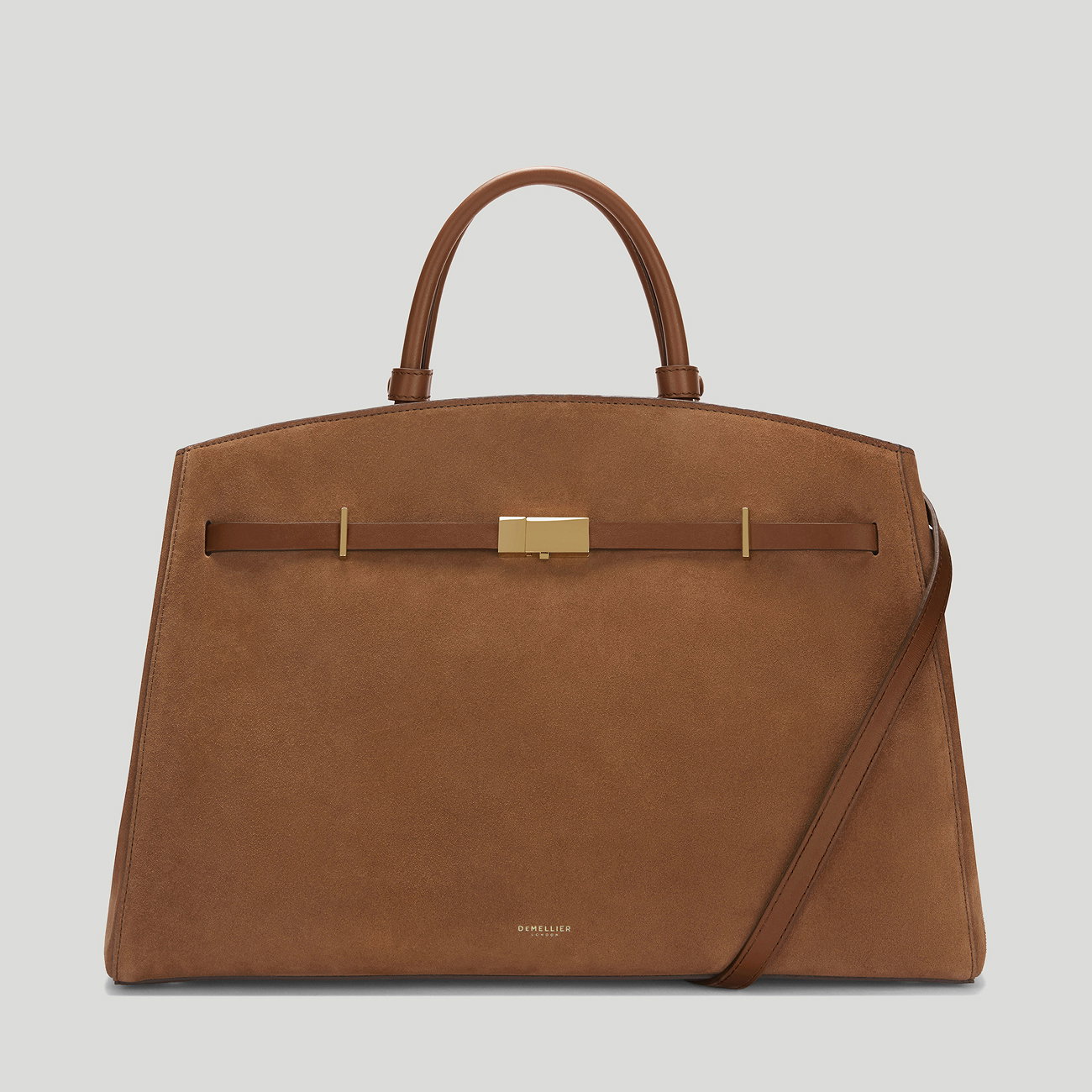 the hudson deep tan suede