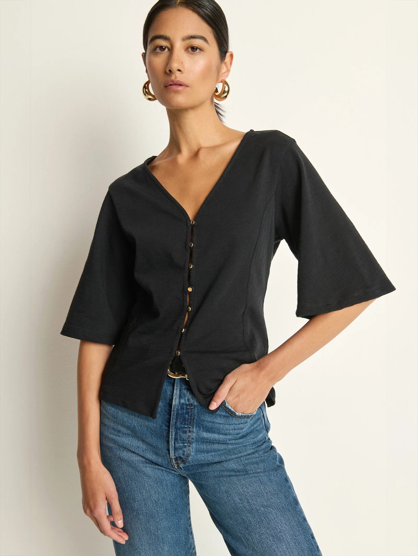 Image of Gisela Half Sleeve Top