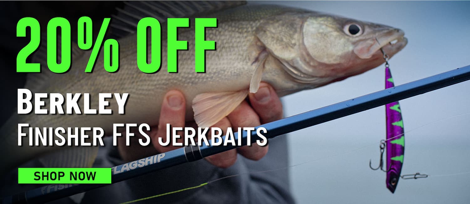 20% Off Berkley Finisher FFS Jerkbaits Shop Now