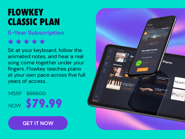 Flowkey Classic Plan: 5-Year Subscription