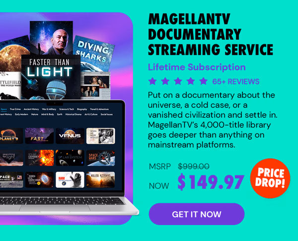 MagellanTV Documentary Streaming Service: Lifetime Subscription