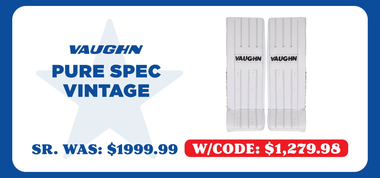 B1 - Save On Vaughn Pure Spec Vintage Leg Pads