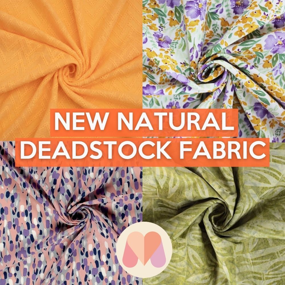 New natural fibre deadstock fabrics