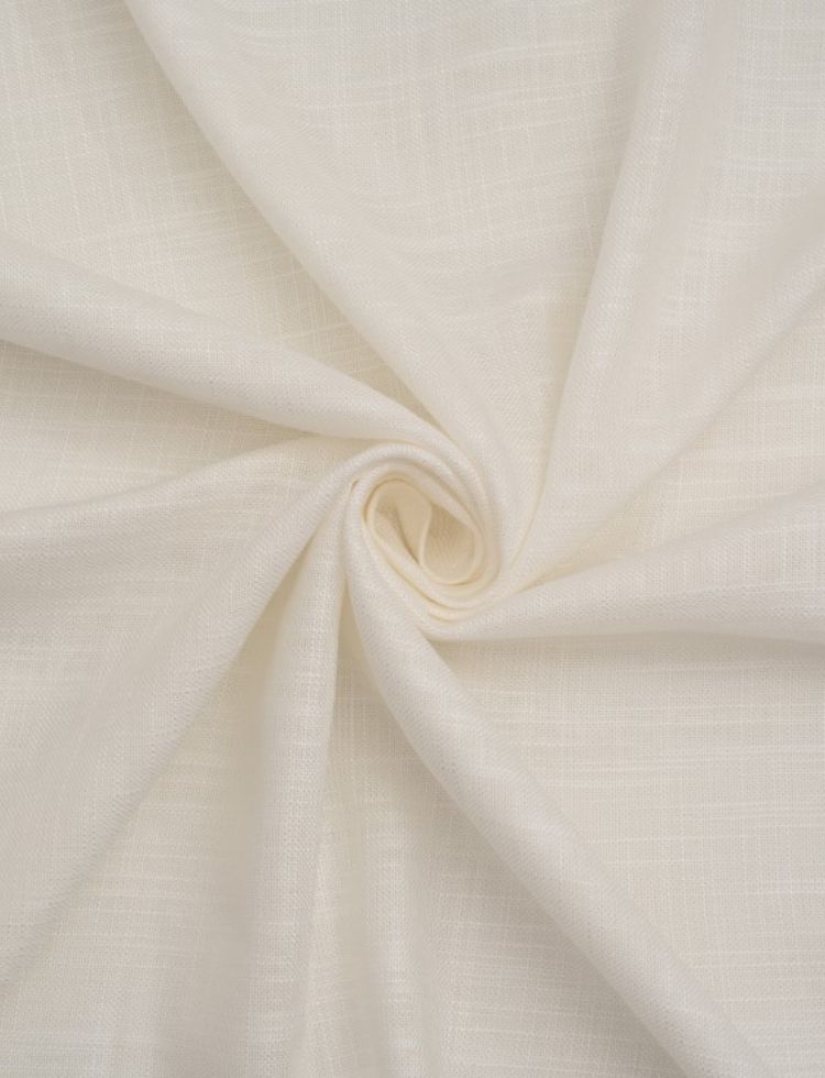 Deadstock Linen Viscose Fabric Ivory