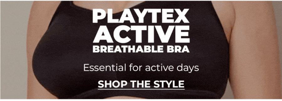Playtex 18 Hour Active Breathable Comfort Wireless Bra
