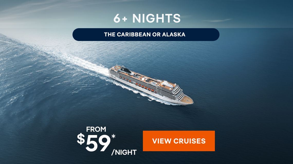 6+ Nights - The Caribbean or Alaska - View Cruises