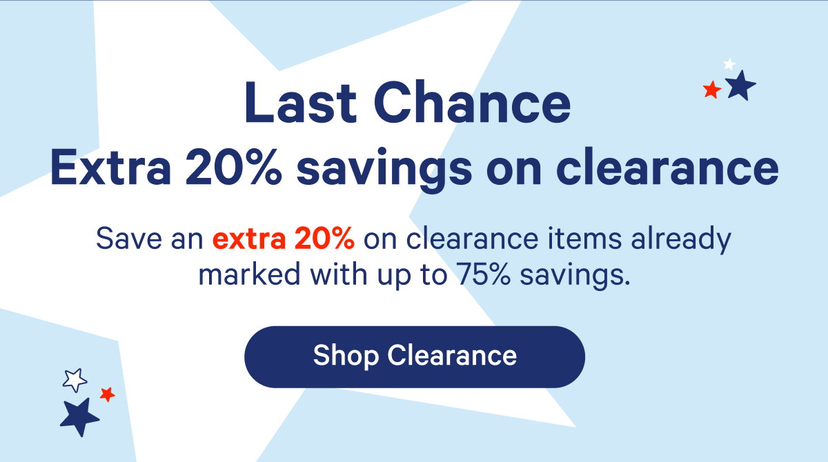 Shop clearance