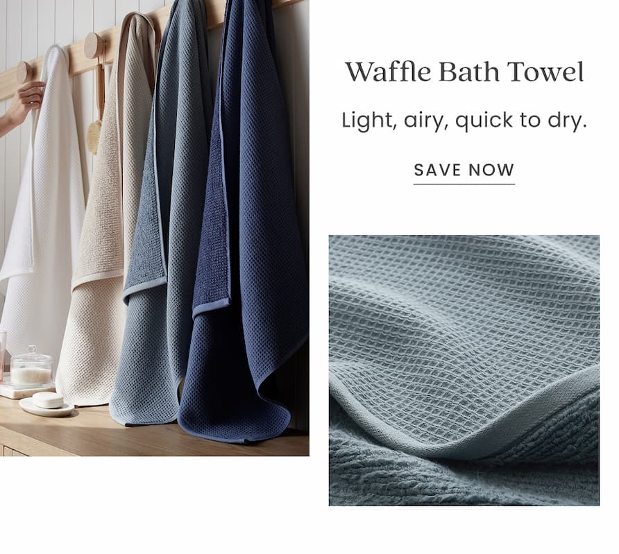 Waffle Bath Towel