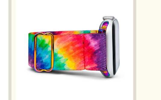 Tie-Dye Apple Watch band, a carefree summer design.
