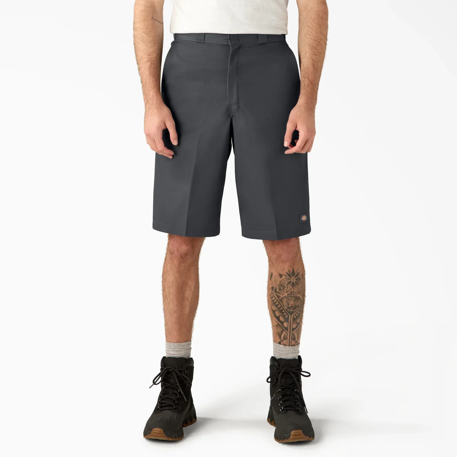 Image of Loose Fit Flat Front Work Shorts, 13