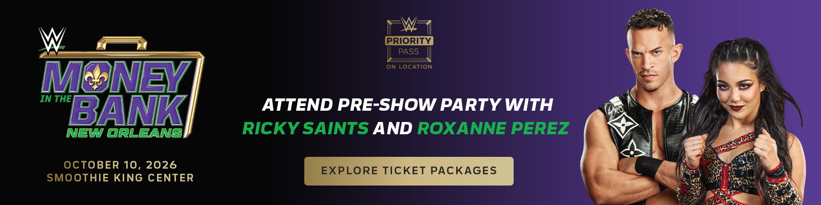 Money in the Bank VIP Packages with WWE Talent