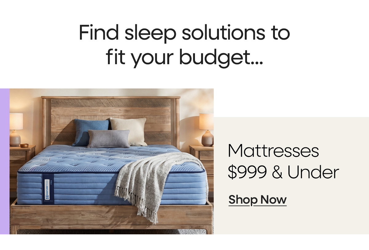 Mattresses under $999