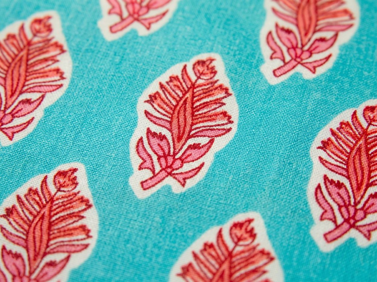 Blushing Leaves Block Print Collection