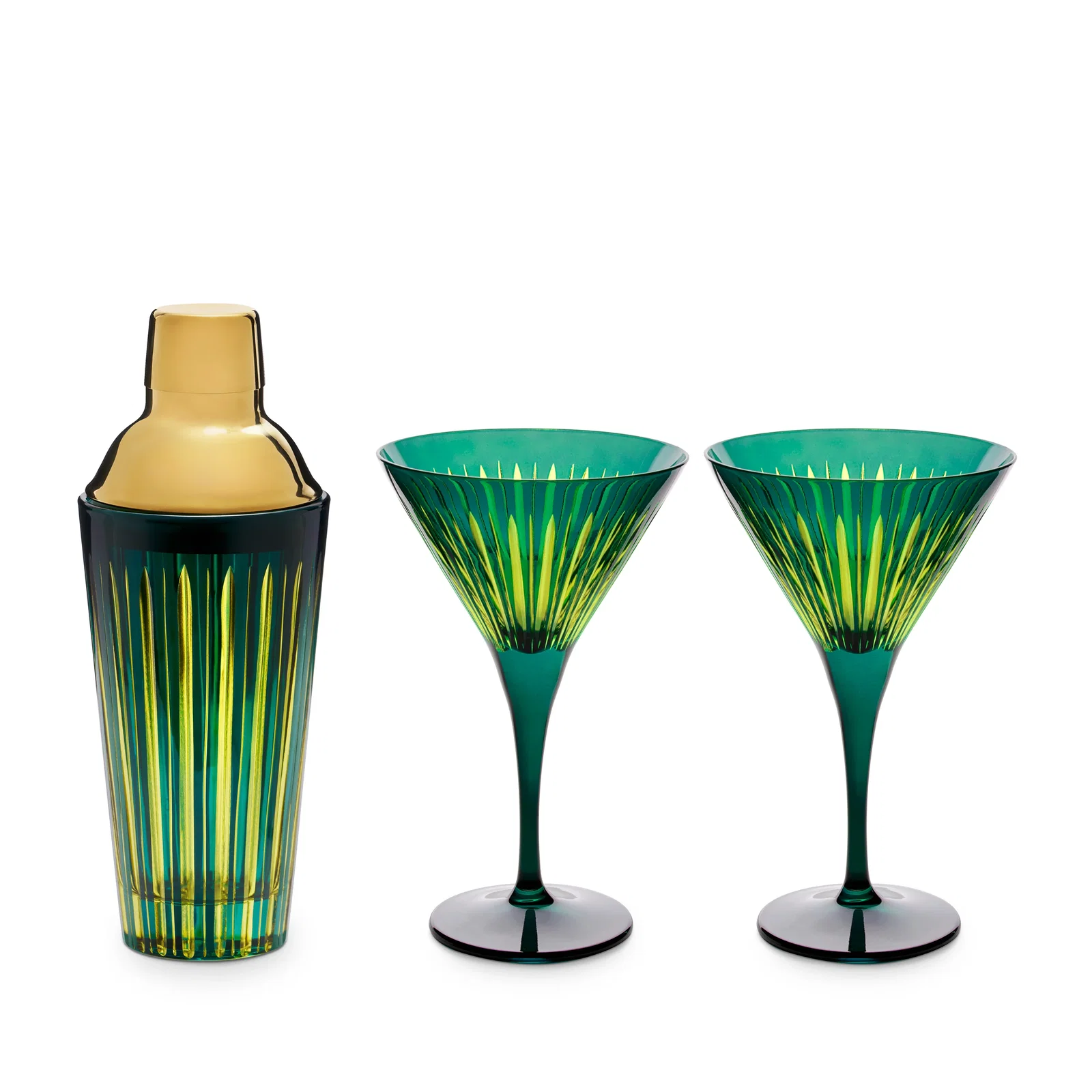 Image of Prism Cocktail Set - Green
