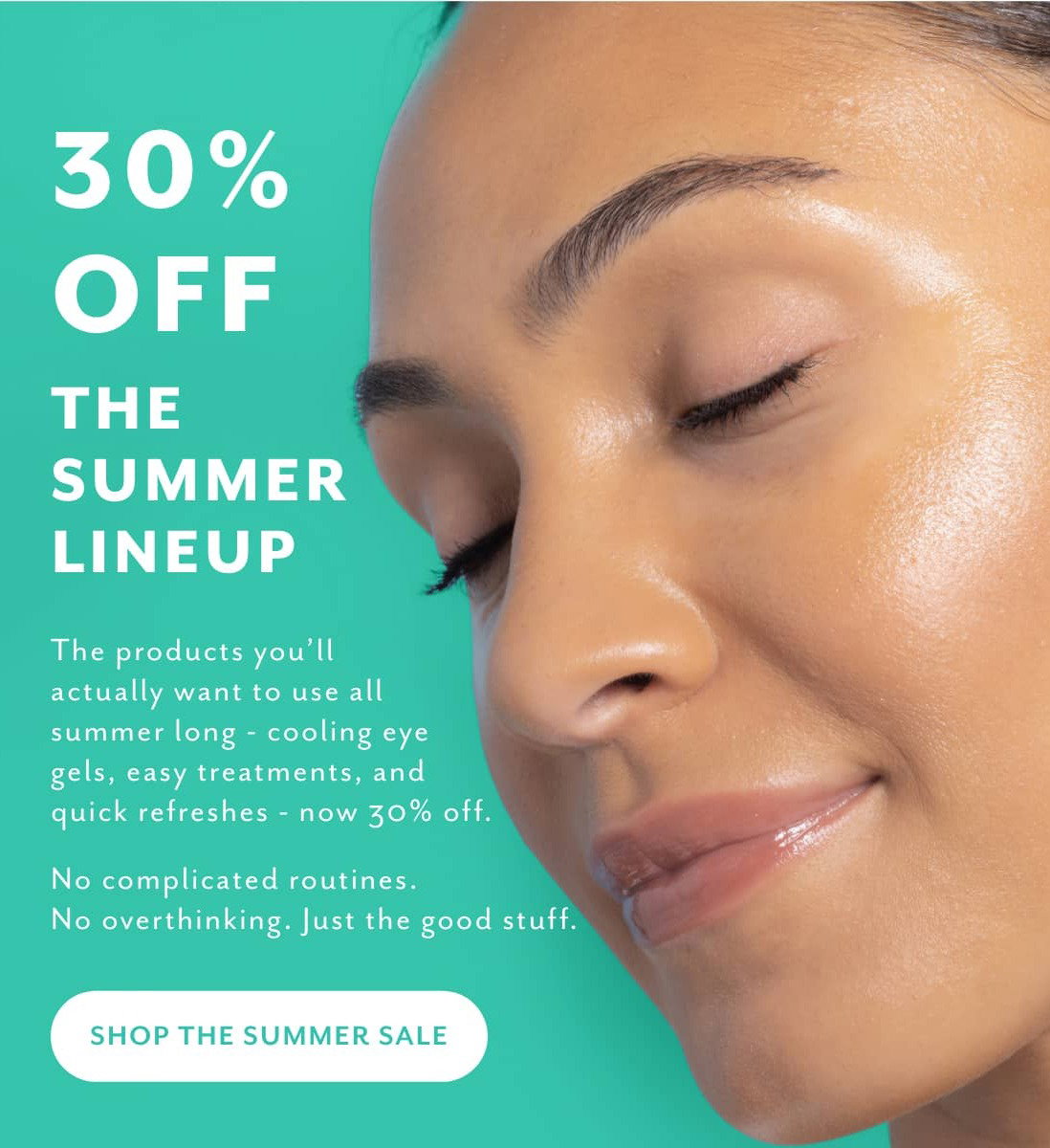 summer sale get 30 off the cooling depuffing firming skincare